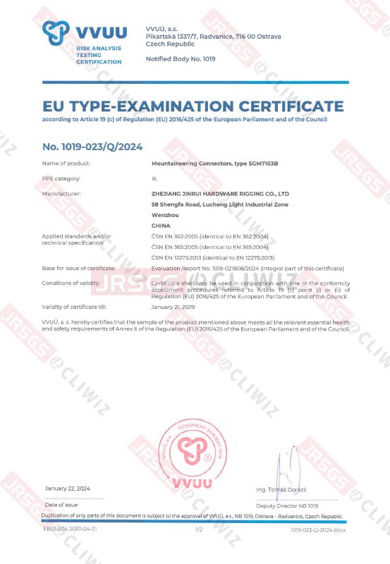 CERTIFICADO SGM7103B-CE