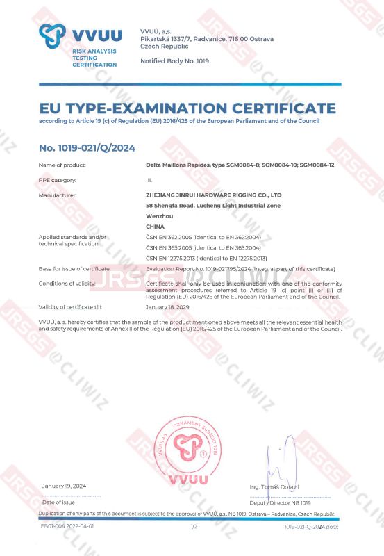 CERTIFICADO CE SGM0084-8, 10 y 12 mm