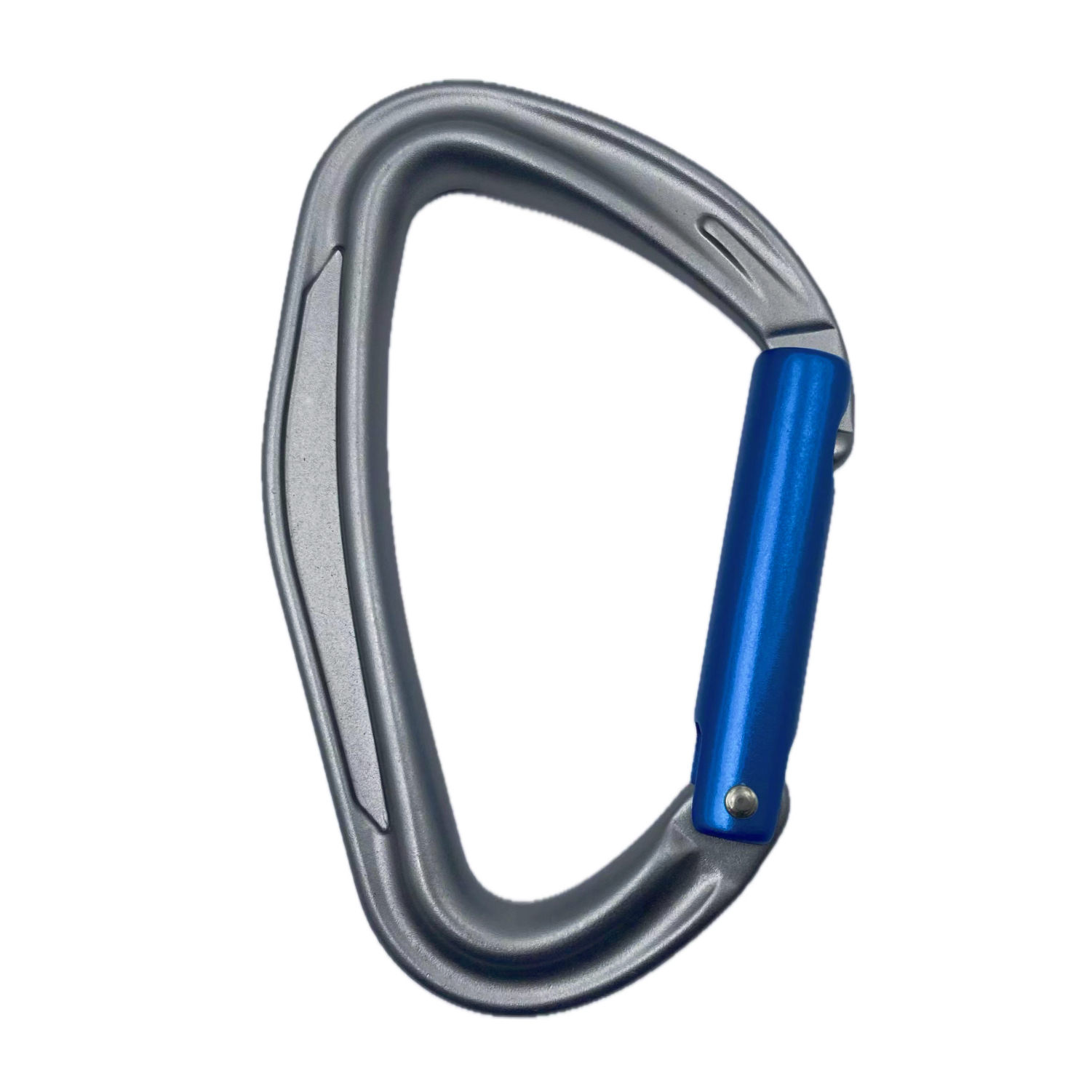 Hebilla de Monta&ntilde;ismo, equipo de escalada al aire libre, resistente al desgaste, gancho de seguridad tipo D, puerta recta de aleaci&oacute;n de aluminio, colgante r&aacute;pido