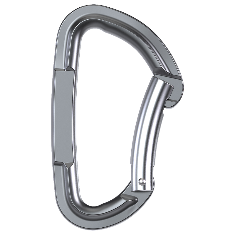 Hebilla de Monta&ntilde;ismo equipo de escalada al aire libre resistente al desgaste gancho de seguridad en forma de pera cerradura principal roscada de aleaci&oacute;n de aluminio