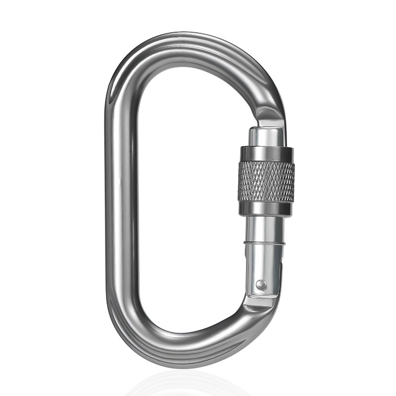 Hebilla de alpinismo Equipo de escalada para monta&ntilde;ismo al aire libre Resistente al desgaste Gancho de seguridad en forma de O resistente al desgaste Equipo de escalada de aleaci&oacute;n de aluminio Candado