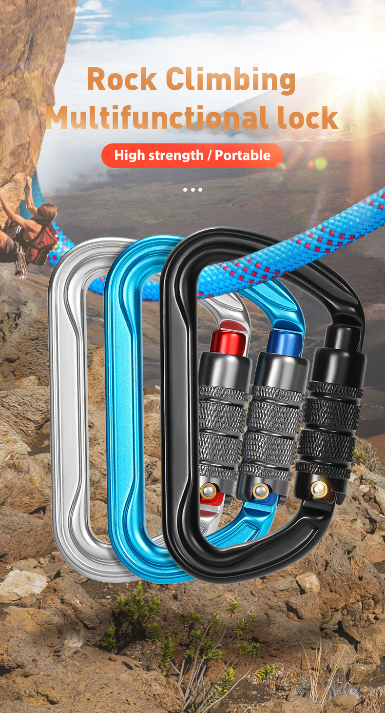 CLIWIZ Cerradura principal 30KN Tensión Tipo D Cerradura principal automática de dos etapas de dos etapas