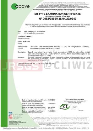 CERTIFICADO SGM7117-CE