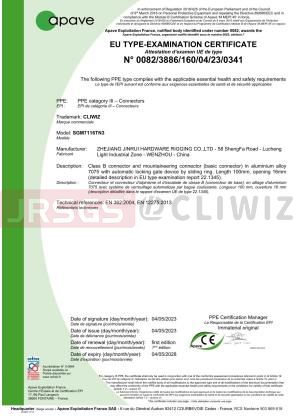 CERTIFICADO SGM7116TN3-CE
