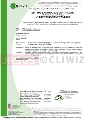 CERTIFICADO SGM7109-CE