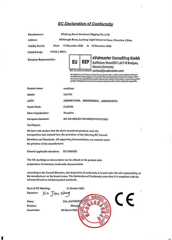 Declaraci&oacute;n de conformidad UE_7117TN